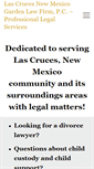 Mobile Screenshot of lascruces-law.com